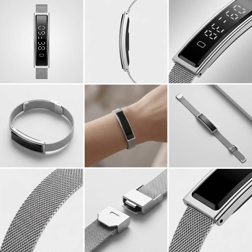Montre Bracelet Connectée Motion Argent