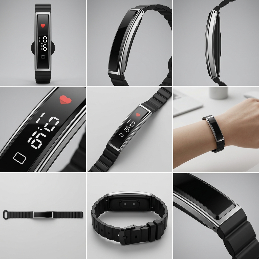 Montre Bracelet Connectée Motion Noir PL