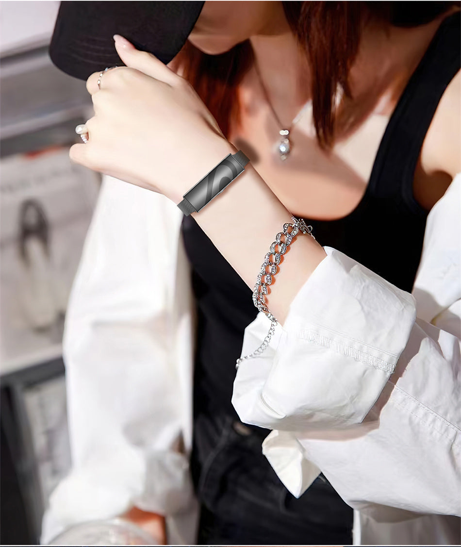 Montre Bracelet Connectée Sorella Noir