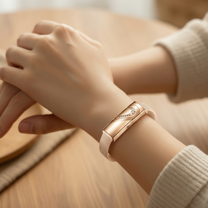Montre Bracelet Connectée Sorella Doré