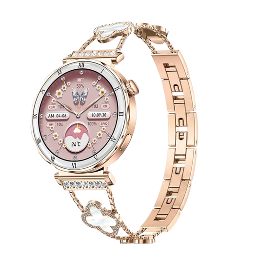 Montre Bracelet Connectée Victoria Acier Rosé