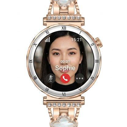 Montre Bracelet Connectée Victoria Acier Rosé