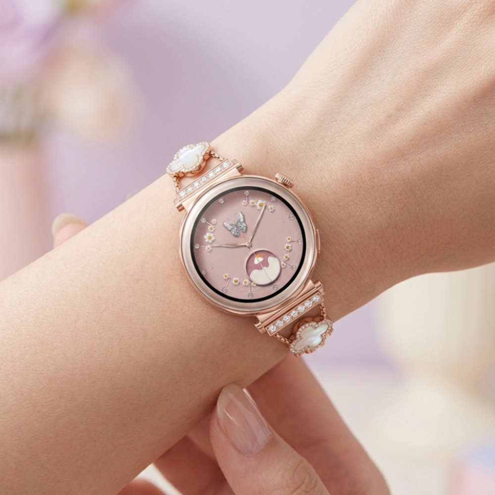 Montre Bracelet Connectée Victoria Acier Rosé