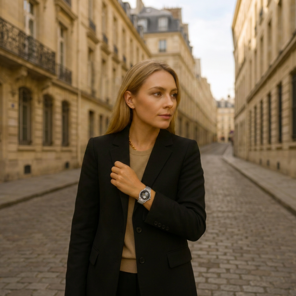 Montre Bracelet Connectée Victoria Acier Rosé