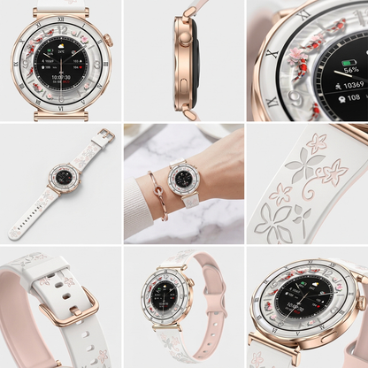 Montre Bracelet Connectée Victoria Rose Blanc