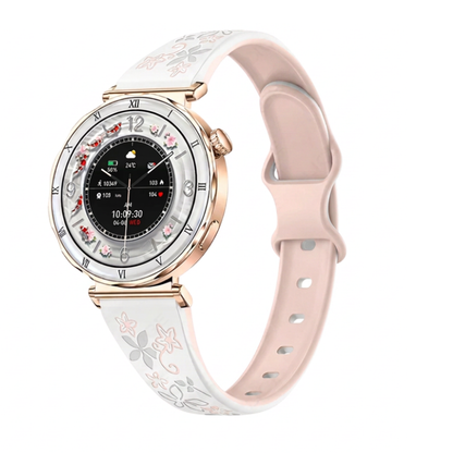 Montre Bracelet Connectée Victoria Rose Blanc