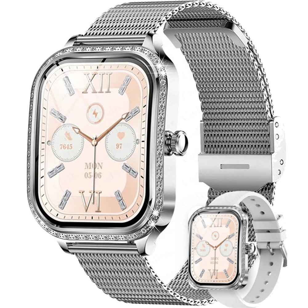 Ligne Cristalie – Argent bracelet maillé