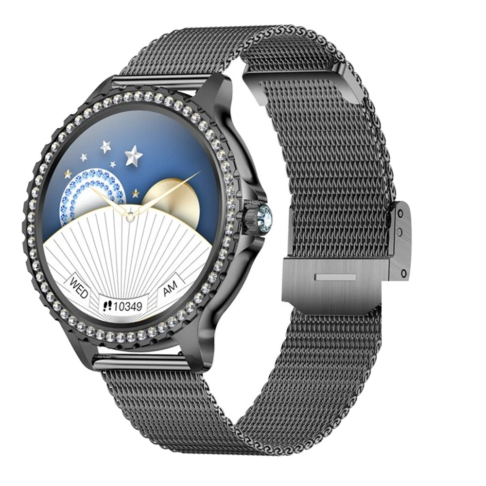 Ligne Diaméa – Noir bracelet maillé