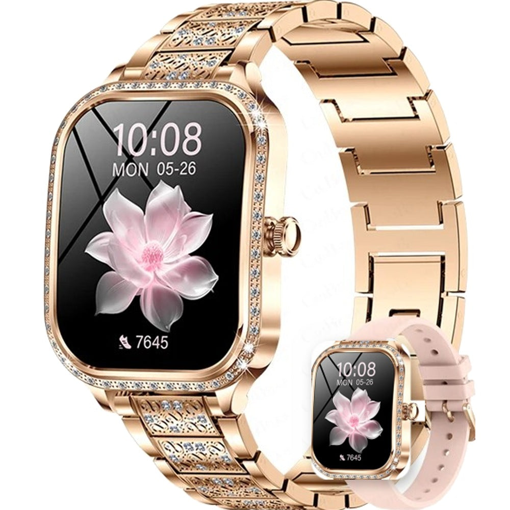 Ligne Cristalie – Doré bracelet acier