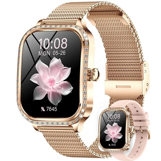 Ligne Cristalie – Doré bracelet maillé