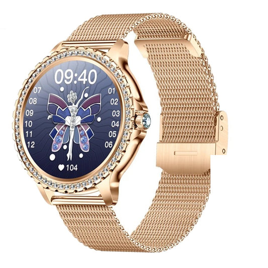 Ligne Diaméa – Rose doré bracelet maillé